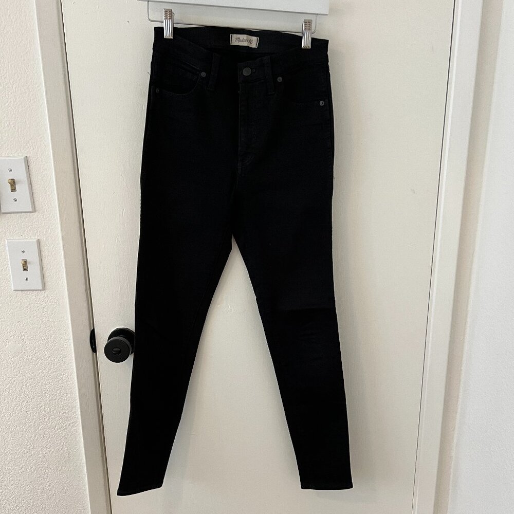 Madewell 10" High-Rise Skinny in Black Size 27